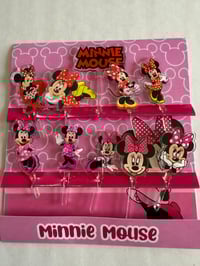 Minnie Mouse Acrylic Food Picks 