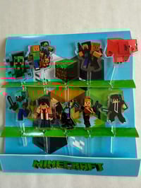 Image 1 of Minecraft Acrylic food Picks 