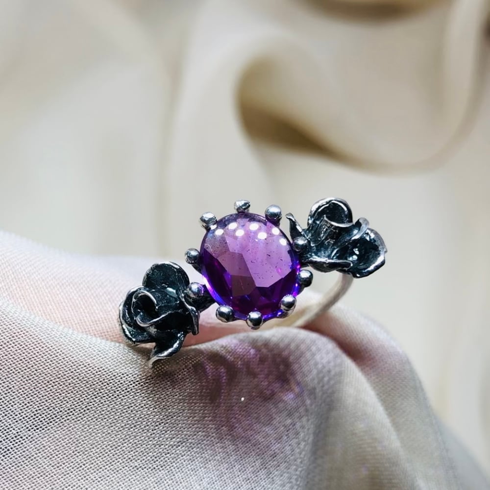 Roses with purple