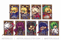 Image 1 of FGO Key Rings Vol 1 (Sabers & Lancers)