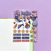 Image 3 of Space Marines - A6 Clear Sticker Sheet