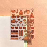 Image 2 of Bearkary - A6 Clear vinyl Sticker Sheet