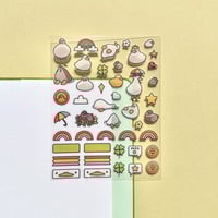 Image 3 of Lucky Ducky - A6 Clear Vinyl Sticker Sheet