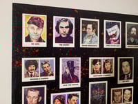 Image 2 of Homemade Serial Killer Poster Board  24" x 18" Birchwood Art Board & Serial Killer Trading Cards
