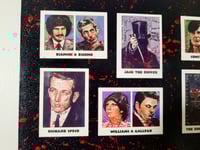 Image 4 of Homemade Serial Killer Poster Board  24" x 18" Birchwood Art Board & Serial Killer Trading Cards