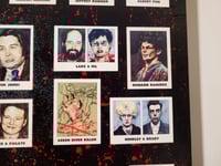 Image 6 of Homemade Serial Killer Poster Board  24" x 18" Birchwood Art Board & Serial Killer Trading Cards