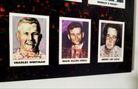 Image 9 of Homemade Serial Killer Poster Board  24" x 18" Birchwood Art Board & Serial Killer Trading Cards
