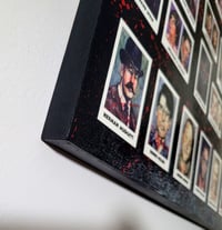 Image 10 of Homemade Serial Killer Poster Board  24" x 18" Birchwood Art Board & Serial Killer Trading Cards