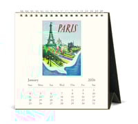 Image 2 of Cavallini & Co. Paris 2026 Easel Desk Calendar