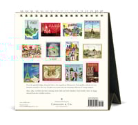 Image 3 of Cavallini & Co. Paris 2026 Easel Desk Calendar