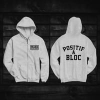 Image 1 of Veste zippée Positif à bloc Grey S/M Only