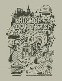 Image 3 of HIP HOP DON´T STOP! (Hoody Backprint)