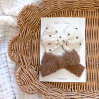Image 2 of Furry Teddy Bow