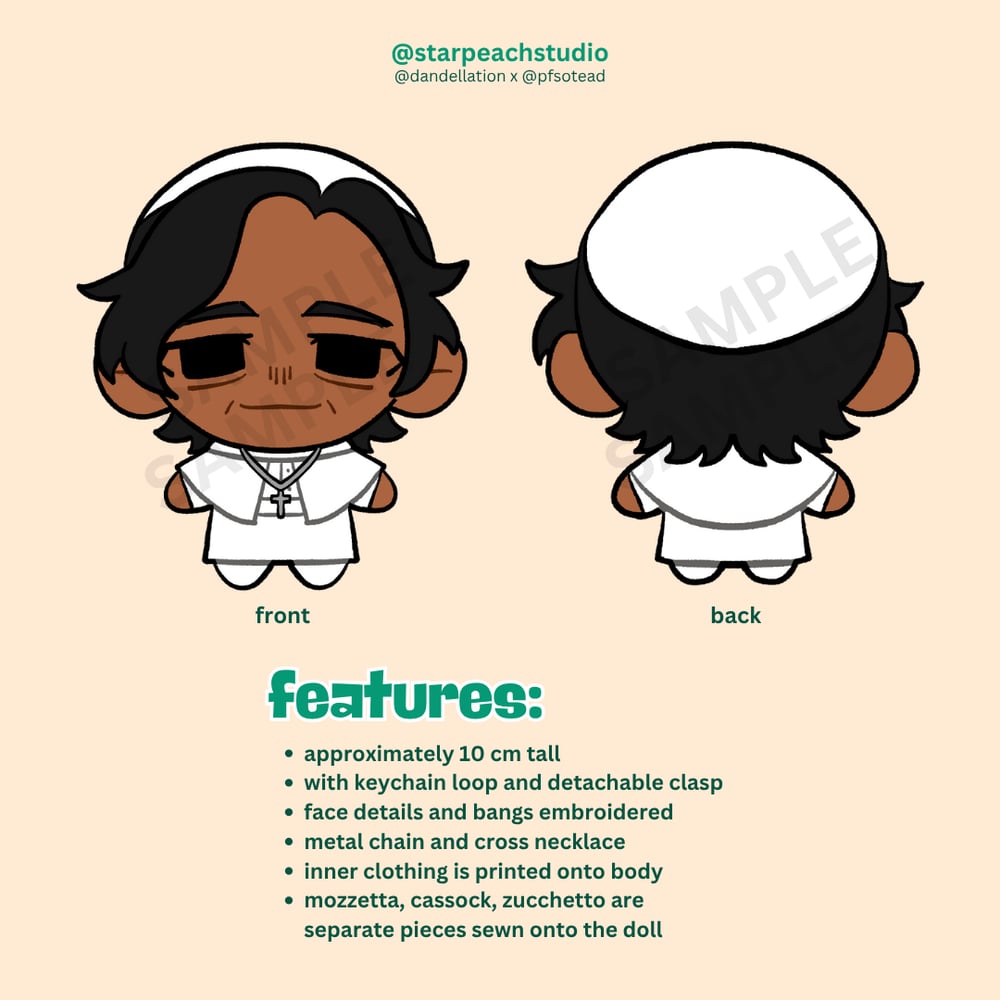 Image of š¢ benitez 10cm doll (conclave)