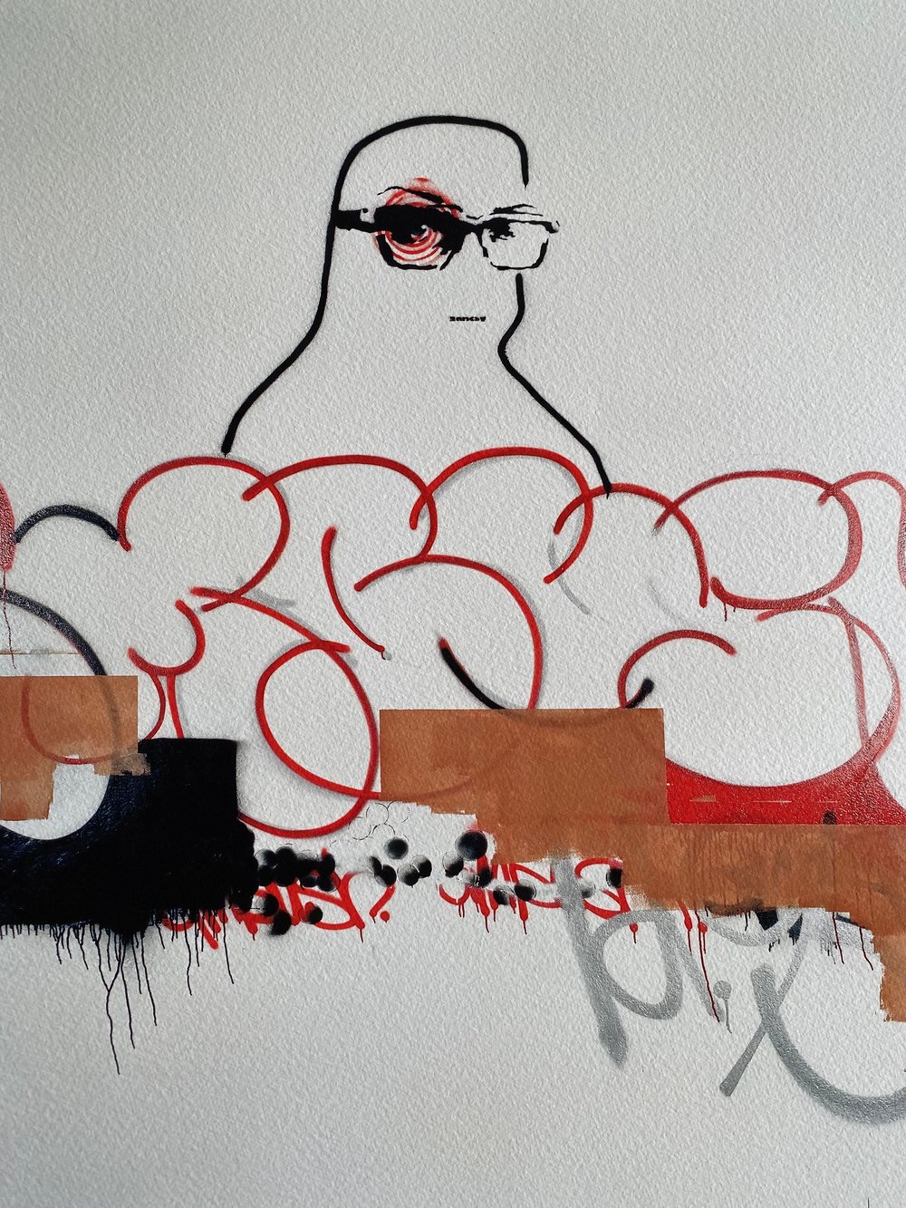 AMBUSH95 print, BANKSY, MAROK, PLAETZ, edition of 100