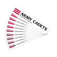 Image 3 of Navy/ Army/ Air Cadet Stickers (10 pack)