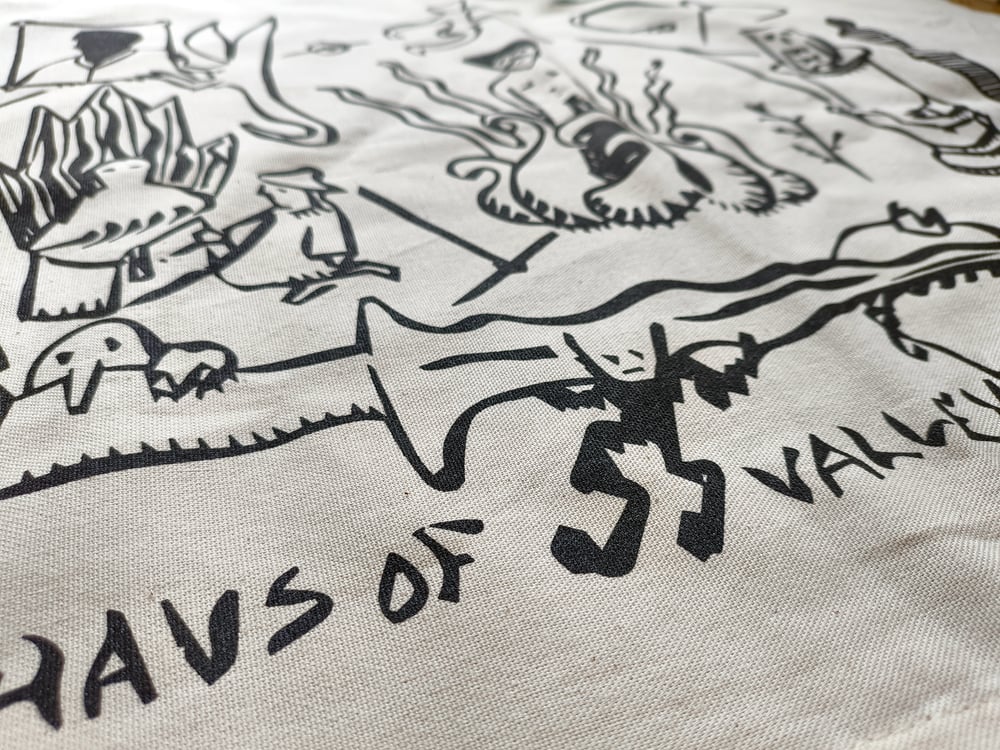 Haus of Valley commemorative tea towel