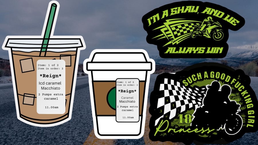 Image of Officially licensed Apex & Endo 10 vinyl sticker pack 