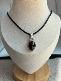 Image 2 of PENDENTIF ARGENT 925 GRENAT RHODOLITE 