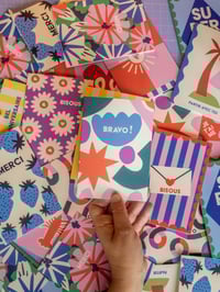 Image 3 of Carte de Voeux "Bravo" - Shapes