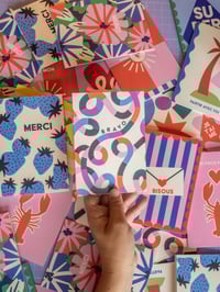 Image 3 of Carte de Voeux "Bravo" - Serpentins