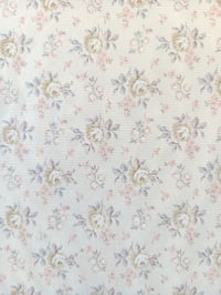 Image 2 of 1970s Vintage Crown Wallpaper Rolls - Floral Flowers 60s Retro MCM Neutral Ditsy - (Set of 3)