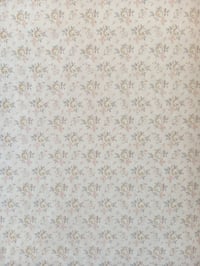 Image 3 of 1970s Vintage Crown Wallpaper Rolls - Floral Flowers 60s Retro MCM Neutral Ditsy - (Set of 3)