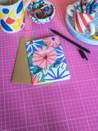 Image 2 of Carte de Voeux "Merci" - Petunias