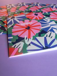 Image 4 of Carte de Voeux "Merci" - Petunias