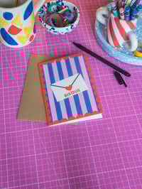 Image 4 of Carte de Voeux "Bisous" - Lettre