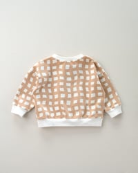 Image 4 of GILET OSCAR carreaux, caramel | Coton biologique
