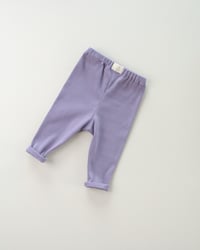 Image 2 of LEGGING ALMA violet | Coton biologique