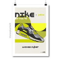 Image 2 of Sneaker Poster Nike Air Max 90 x Patta Waves (2025)