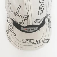 Image 2 of SOFT CAP - FENCE - ECRU - NOIR