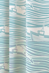 Image 4 of Whitby Linen Fabric - High Tide
