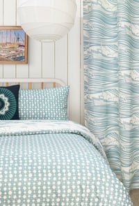 Image 2 of Whitby Linen Fabric - High Tide