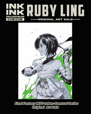 Image of Original Art : Final Fantasy Samurai Series // Ruby Ling