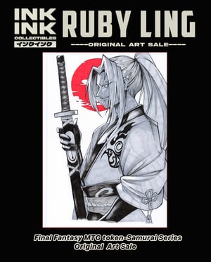 Image of Original Art : Final Fantasy Samurai Series // Ruby Ling