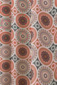 Image 2 of Darjeeling Linen Fabric - Harvest Orange