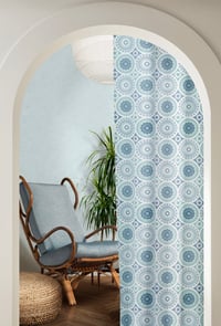 Image 1 of Darjeeling Linen Fabric - Chalkhill Blue