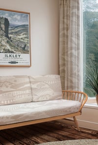 Image 1 of Moordale Linen Fabric - Stone