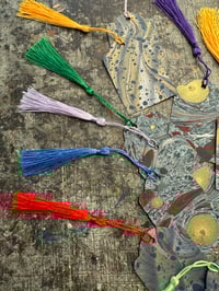 Image 6 of Tassel marbled gift tags // gift box of 15 tags (only one available) 