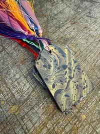 Image 1 of Tassel marbled gift tags // gift box of 15 tags (only one available) 