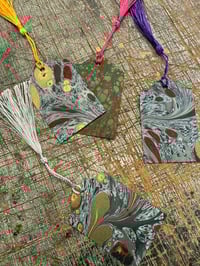 Image 8 of Tassel marbled gift tags // gift box of 15 tags (only one available) 