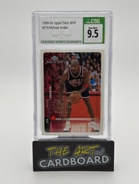 1999-00 UD MVP Michael Jordan #219 CSG 9.5