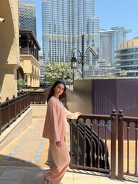 Image 2 of Light Pink Long Sleeve Rib Set