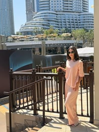 Image 2 of Light Pink Short Sleeve Rib Set