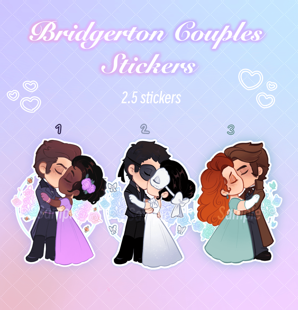 Bridgerton Couple Stickers