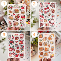 Image 2 of Fruit Dessert Sticker Sheet