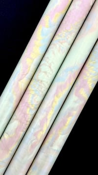 Image 1 of 'Kingston MOP' custom bespoke pen blanks, high pressure cured with Alumilite Resin. Maker ready!